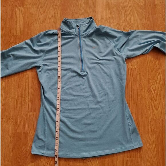✨ NIKE ✨ Women's Element Half Zip Running Top - [Medium, Blue] - Picture 6 of 10
